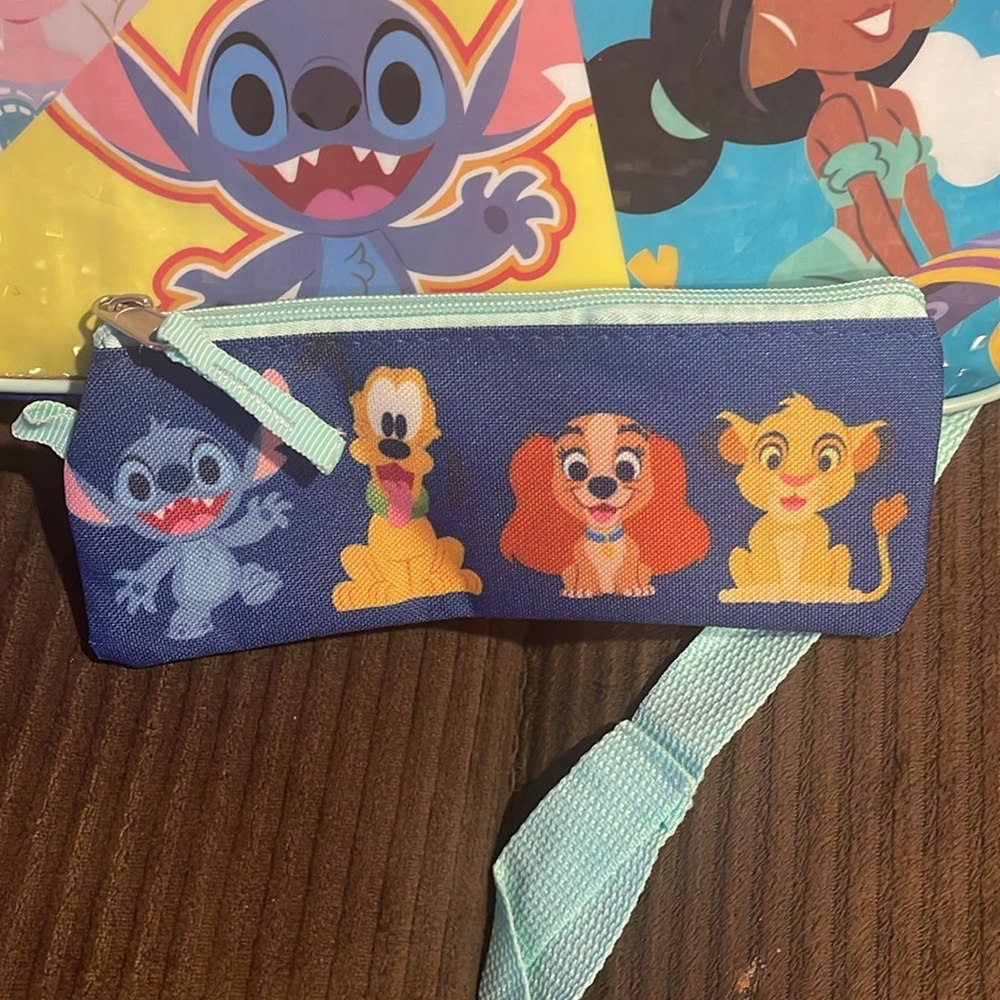 Disney Kids 4-Piece Backpack Set - Blue and Multicolor - Picture 6 of 8
